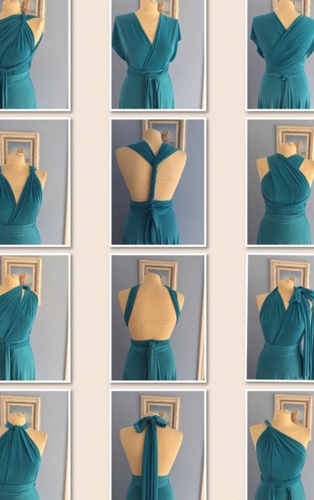 Twist Wrap Bridesmaid Multiway Dress